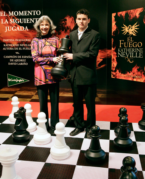 David Lariño and I - David is a chess Grandmaster and was the Spanish Champion in 2008