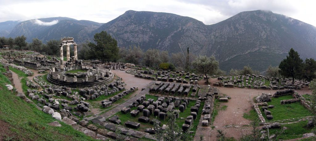 Athina Pronaia Sanctuary at Delphi