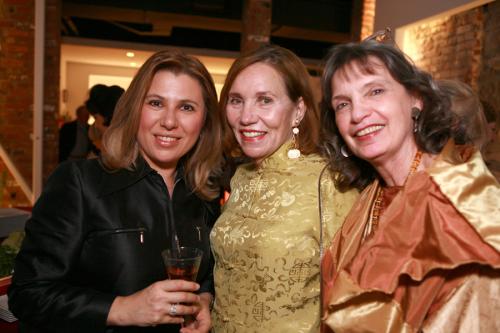 Party Co-hosts Grandmaster Susan Polgar and author Mary Lynn Kotz (author of "Rauschenberg, Art and Life")