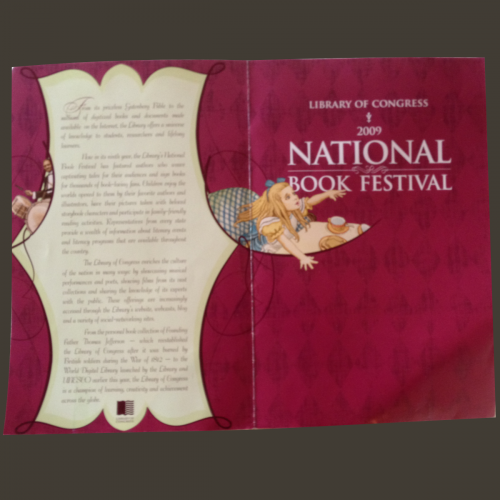 National Book Festival Memorabilia Poster 2009 03