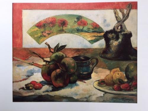 Gauguin 'Still-life with fan' 1889
